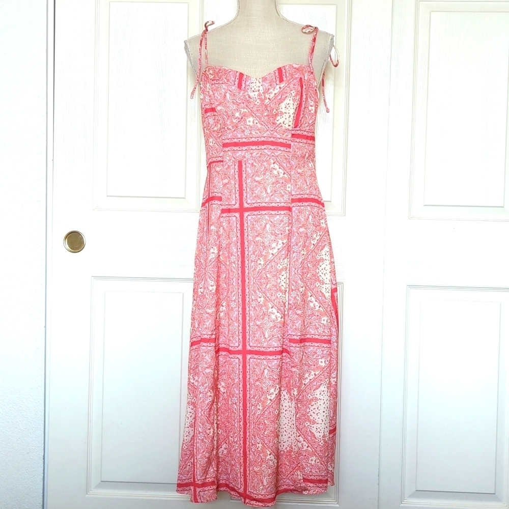 Vici Emily Sweetheart Paisley Midi Dress - Picture 5 of 10